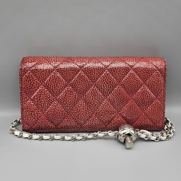 ❤️CHANEL Authentic Patent Leather Wallet/Clutch ❤️ - Picture 6 of 17